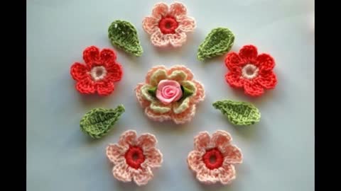112 Beautiful crochet flower craft ideas