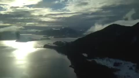 Bumpy flying Alaska