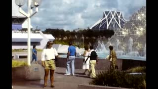 The Epcot Centre at Walt Disney World in the 1980s.