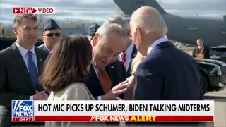 WATCH: Chuck Schumer’s Hot Mic Moment With Biden