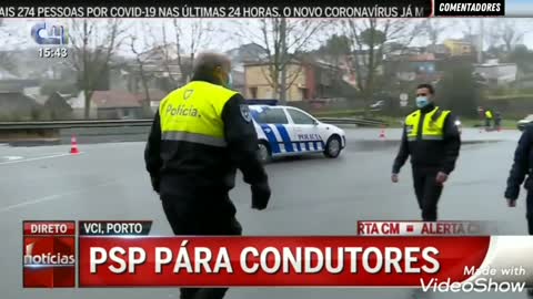 Insólito: Condutor foge à PSP no Porto, tenta atropelar polícias e despista-se na ponte do Freixo