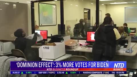 NTD Video: Voter Fraud Analysis Describes What He Calls the Dominion Effect.