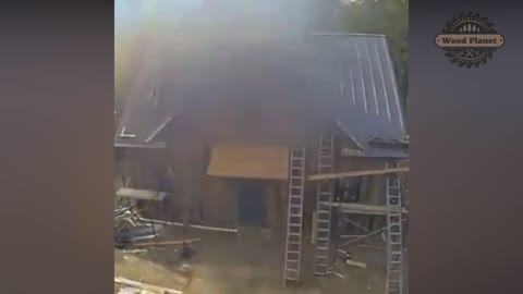 Wooden House Project: work completed in a short time! | Woodwork Planet