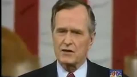George Bush Sr. New World Order Live Speech