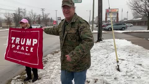 Small Trump Rally. Jan 3rd 2021