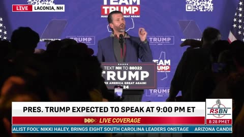 FULL SPEECH: Donald Trump Jr. in Laconia, New Hampshire - 1/22/24
