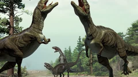 Dinosaurs and Man Living Together [AT THE SAME TIME]
