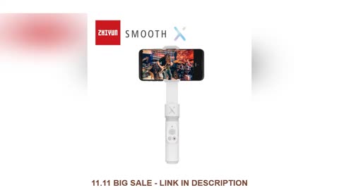 ZHIYUN Official SMOOTH X Phone Gimbal Selfie Stick Handheld Stabilizer Palo Smartphone