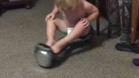 Spinning Hover Board Fail