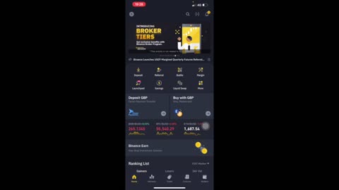 BINANCE. Una introducción a la app.