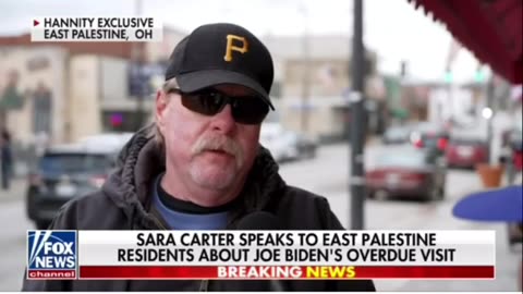 Sara Carter talks to the people of East Palestine