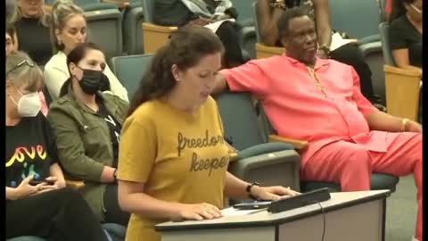 Florida Freedom Keepers Community Ambassador speaks up at Seminole county school board meeting Sept 2021