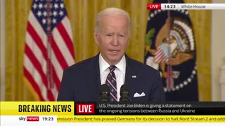 Biden Responds To Russian Invasion Of Ukraine... With More Sanctions