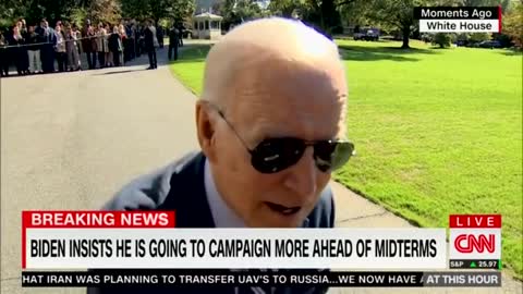 Biden FLIPS OUT, puts hands on reporter for pointing out his unpopularity!!