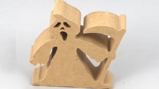 Handmade Halloween Ghost Cutout, Grim Reaper