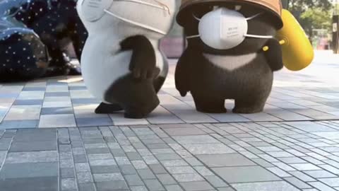 Everyone has a friend who can't figure it out...#Panda funny anime