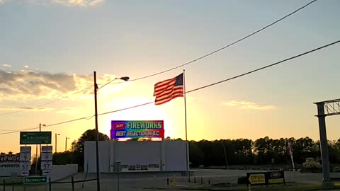 Sunset With Old Glory
