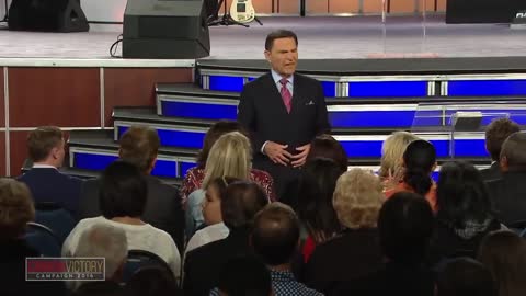 Kenneth Copeland becomes Demon Possessed on Stage