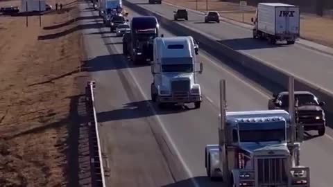 🇺🇲 Freedom Convoy in Oklahoma heading to Washington DC