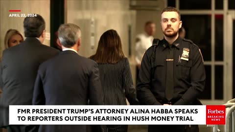 BREAKING NEWS Alina Habba Lambasts Letitia James After Defending Trump's Bond In Civil Fraud Trial.