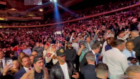 11/11/23 President Trump Arrives at UFC295 with Kid Rock and Tucker Carlson