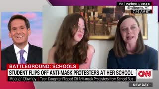 Mother Proud of BIGGOTED Daughter Who Flipped Off Facial Nudity Supporters!