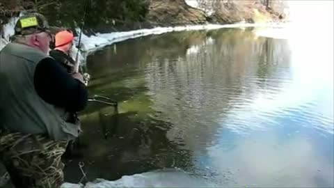 Lake Erie steelhead fishing – vintage 2010 video