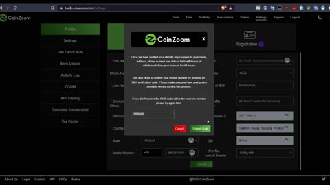 How to set up a CoinZoom account & buy USDT TRC20 & TRX