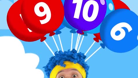 Learn Numbers with Balloons | D Billions Kids Songs