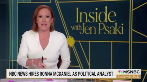 Jen Psaki lashes out at comparisons between her and Ronna McDaniel