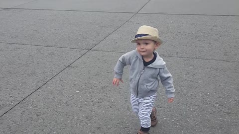 Toddler Dancing at Universal Studios Orlando