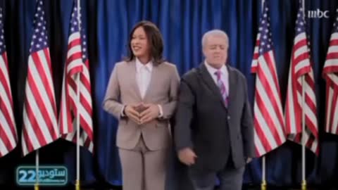 Dementní Joe Biden a Kamala Harrisová - satira