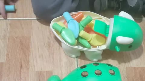 18 month old baby playing toys