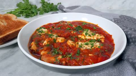 Tofu with bold Tomato Sauce