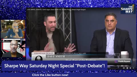 #LarrySharpe joins us, reaction: #DaveSmith, #DennisPrager, Cenk Uygur debate Hamas, Iran, & Israel