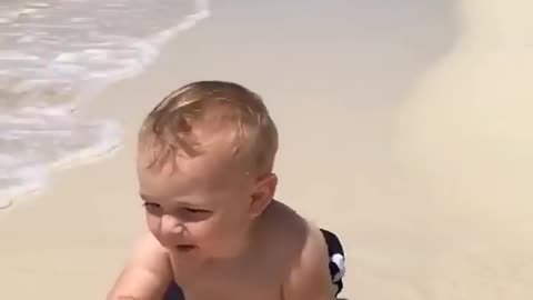 ### Baby swimming pool funny video 😁😁