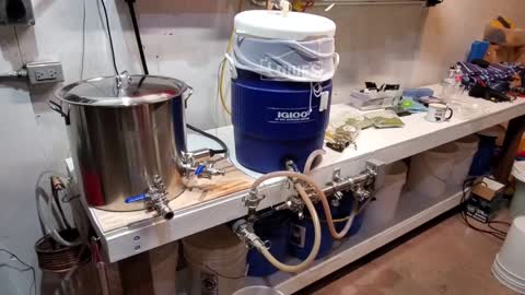 First brew day with the new boil kettle!