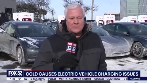 Teslas don't charge in cold weather