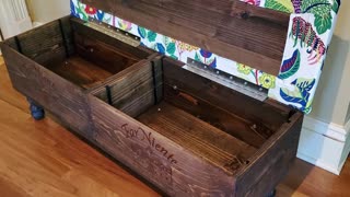 Wine Crate Bench - Off the Vine Designs