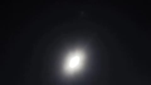 7AM Moon Above Flat Earth