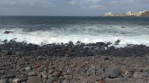 Beach in bajamar Tenerife
