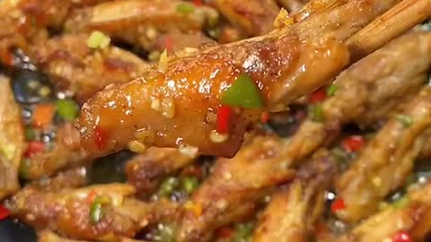 Chicken wings can be eaten like this. It tastes delicious