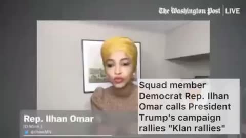 Ilhan Omar calls President Trump's campaign rallies "Klan rallies"