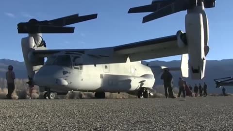 MV-22 Osprey Unfold The Wings and Rotor Blades