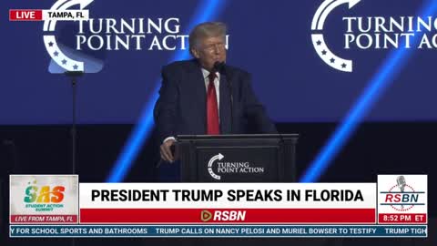 FULL SPEECH: President Donald J. Trump at TPUSA Student Action Summit Tampa, FL.