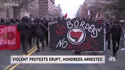 Jan 20 2017 DC 3.2 The MSM explains the Antifa j20 riots. Far different than their reporting on J6