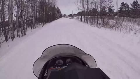 Snowmobile Ride - Northern Minnesota
