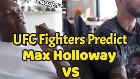 UFC Fighters Pick MAX HOLLOWAY VS JUSTIN GAETHJE #maxholloway #justingaethje #ufc300