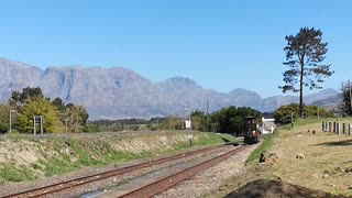 Wine tram South Africa