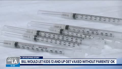 Proposed California Law Would Allow Government To Vaccinate Children Without Parental Consent